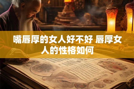 嘴唇厚的女人好不好 唇厚女人的性格如何