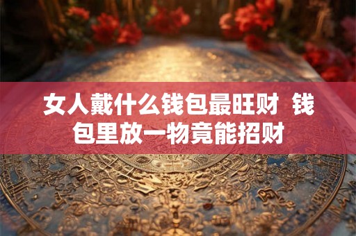 女人戴什么钱包最旺财 钱包里放一物竟能招财 女人戴什么钱包最旺财 钱包里放一物竟能招财