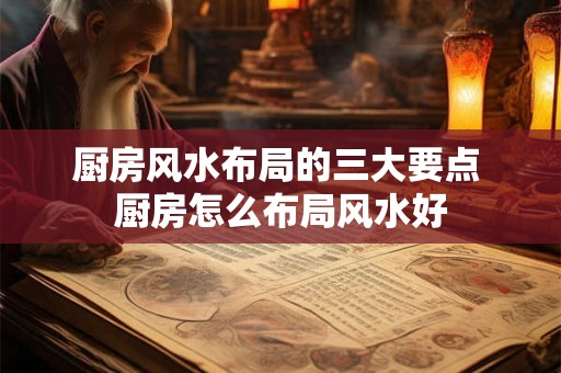 厨房风水布局的三大要点 厨房怎么布局风水好