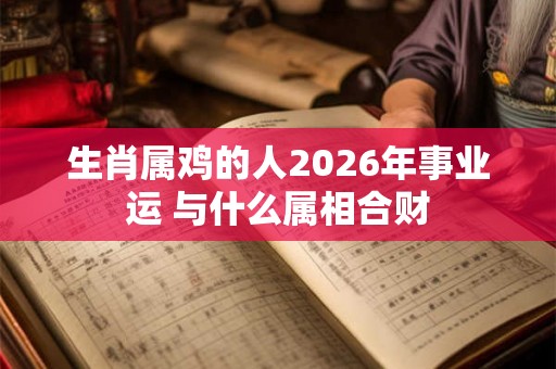 生肖属鸡的人2026年事业运 与什么属相合财