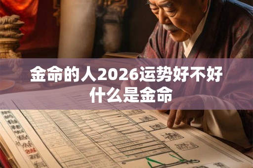 金命的人2026运势好不好  什么是金命