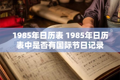 1985年日历表 1985年日历表中是否有国际节日记录 1985年日历表 1985年日历表中是否有国际节日记录