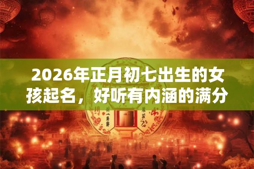 2026年正月初七出生的女孩起名,好听有内涵的满分名字推荐 2026年正月初七出生的女孩起名,好听有内涵的满分名字推荐