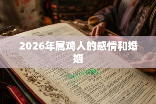 2026年属鸡人的感情和婚姻