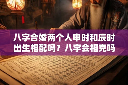 八字合婚两个人申时和辰时出生相配吗？八字会相克吗？