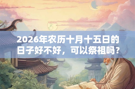 2026年农历十月十五日的日子好不好，可以祭祖吗？