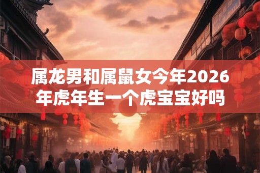 属龙男和属鼠女今年2026年虎年生一个虎宝宝好吗