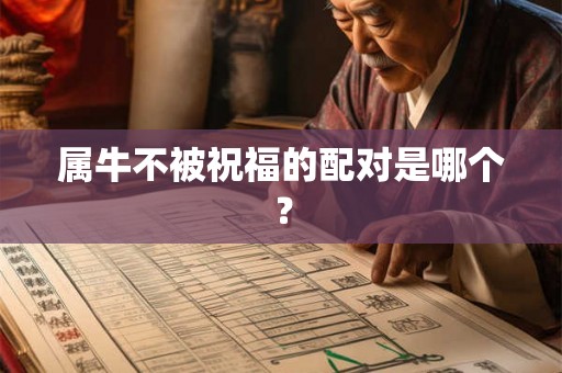 属牛不被祝福的配对是哪个？