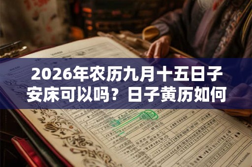 2026年农历九月十五日子安床可以吗？日子黄历如何？
