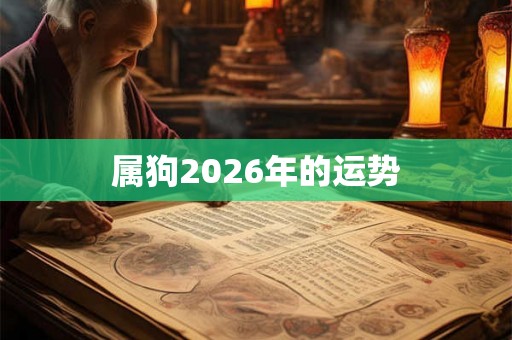 属狗2026年的运势