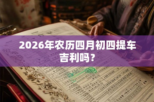 2026年农历四月初四提车吉利吗? 2026年农历四月初四提车吉利吗?