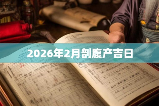 2026年2月剖腹产吉日