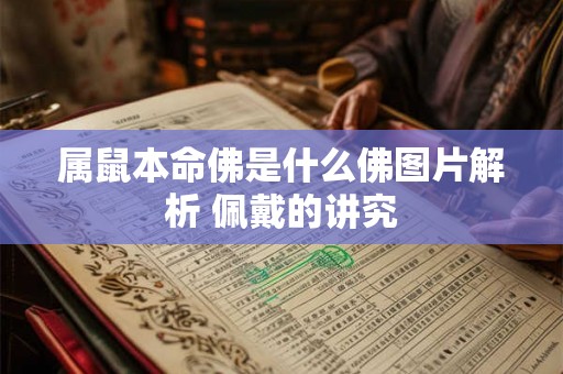 属鼠本命佛是什么佛图片解析 佩戴的讲究