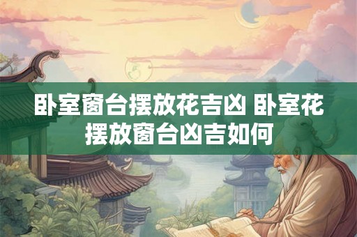 卧室窗台摆放花吉凶 卧室花摆放窗台凶吉如何