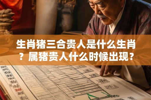 生肖猪三合贵人是什么生肖?属猪贵人什么时候出现? 生肖猪三合贵人是什么生肖?属猪贵人什么时候出现?