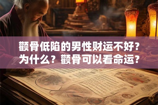 颧骨低陷的男性财运不好？为什么？颧骨可以看命运？