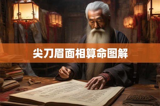 尖刀眉面相算命图解