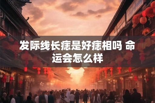 发际线长痣是好痣相吗 命运会怎么样