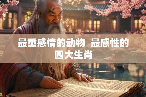 最重感情的动物  最感性的四大生肖