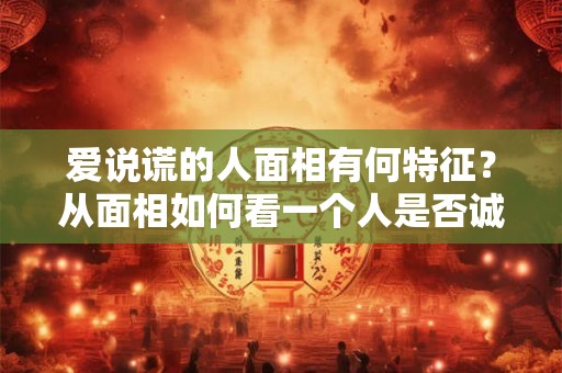 爱说谎的人面相有何特征？从面相如何看一个人是否诚信？