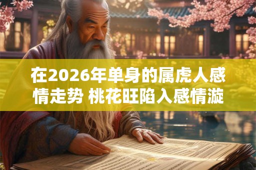 在2026年单身的属虎人感情走势 桃花旺陷入感情漩涡