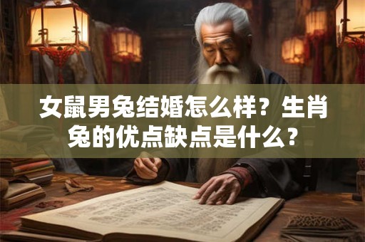 女鼠男兔结婚怎么样？生肖兔的优点缺点是什么？