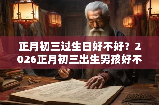 正月初三过生日好不好？2026正月初三出生男孩好不好？