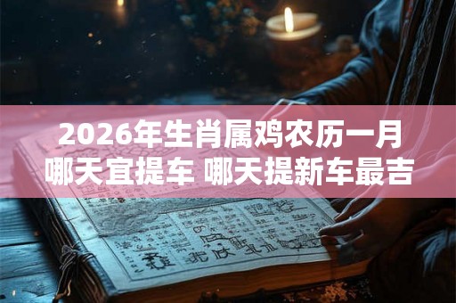 2026年生肖属鸡农历一月哪天宜提车 哪天提新车最吉利