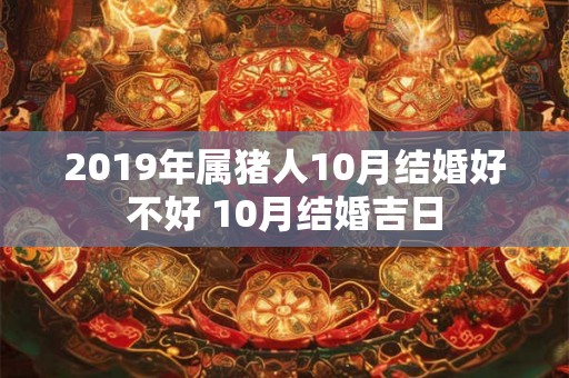 2019年属猪人10月结婚好不好 10月结婚吉日