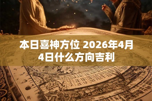 本日喜神方位 2026年4月4日什么方向吉利