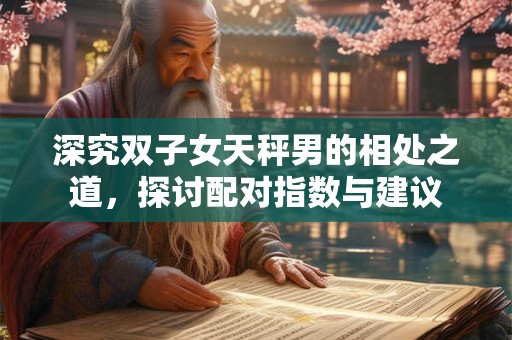 深究双子女天秤男的相处之道，探讨配对指数与建议