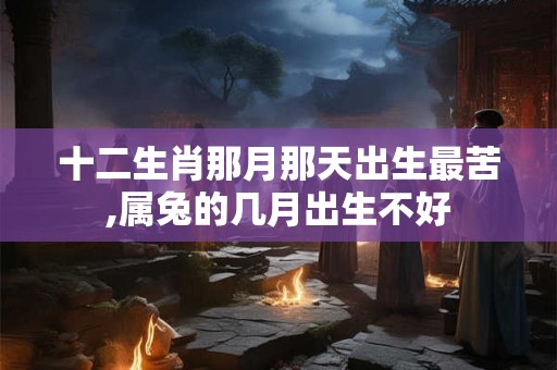 十二生肖那月那天出生最苦,属兔的几月出生不好