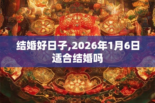 结婚好日子,2026年1月6日适合结婚吗