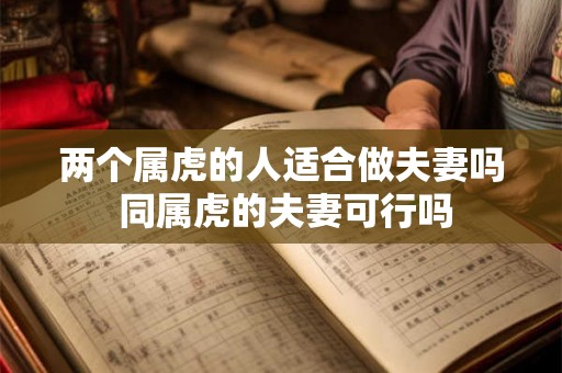 两个属虎的人适合做夫妻吗 同属虎的夫妻可行吗 两个属虎的人适合做夫妻吗 同属虎的夫妻可行吗