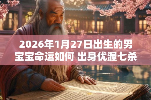 2026年1月27日出生的男宝宝命运如何 出身优渥七杀命局 2026年1月27日出生的男宝宝命运如何 出身优渥七杀命局