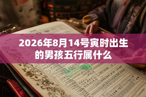 2026年8月14号寅时出生的男孩五行属什么