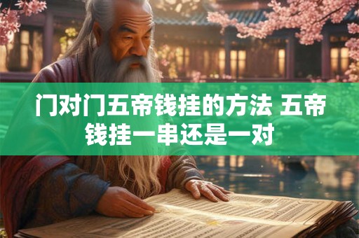门对门五帝钱挂的方法 五帝钱挂一串还是一对 门对门五帝钱挂的方法 五帝钱挂一串还是一对