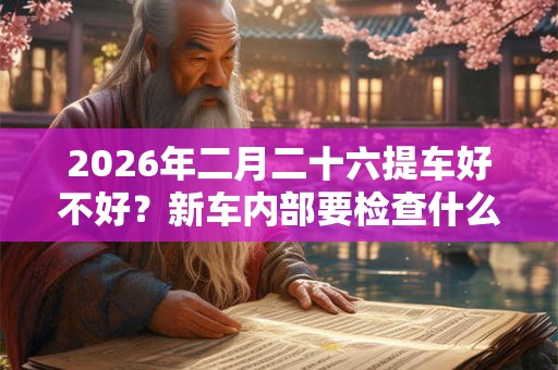 2026年二月二十六提车好不好？新车内部要检查什么？