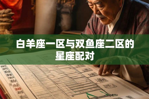 白羊座一区与双鱼座二区的星座配对