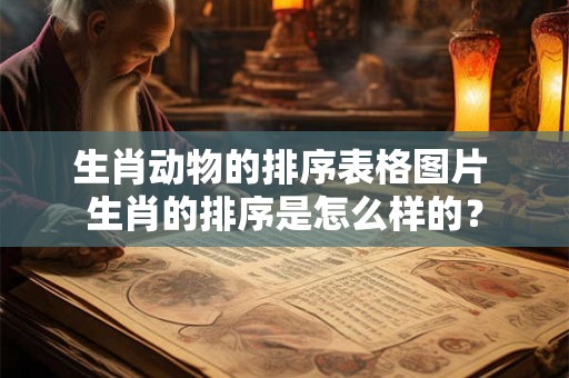 生肖动物的排序表格图片 生肖的排序是怎么样的？