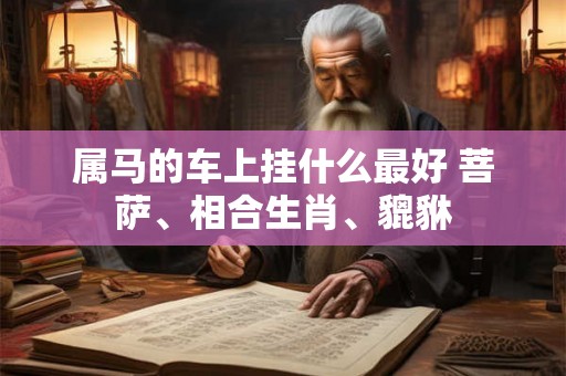 属马的车上挂什么最好 菩萨、相合生肖、貔貅