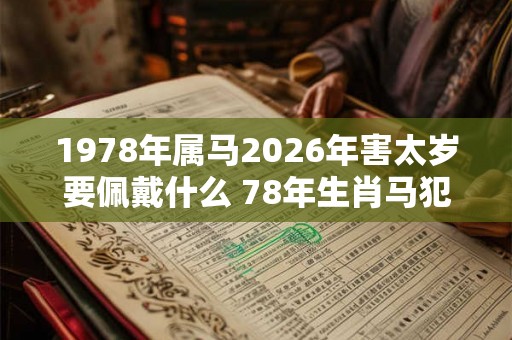 1978年属马2026年害太岁要佩戴什么 78年生肖马犯太岁怎么化解 1978年属马2026年害太岁要佩戴什么 78年生肖马犯太岁怎么化解