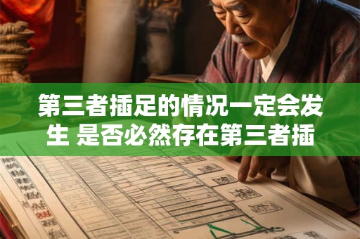 第三者插足的情况一定会发生 是否必然存在第三者插足情况 第三者插足的情况一定会发生 是否必然存在第三者插足情况