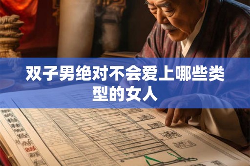 双子男绝对不会爱上哪些类型的女人 双子男绝对不会爱上哪些类型的女人