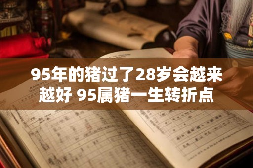 95年的猪过了28岁会越来越好 95属猪一生转折点