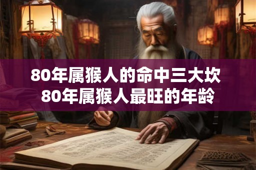 80年属猴人的命中三大坎 80年属猴人最旺的年龄