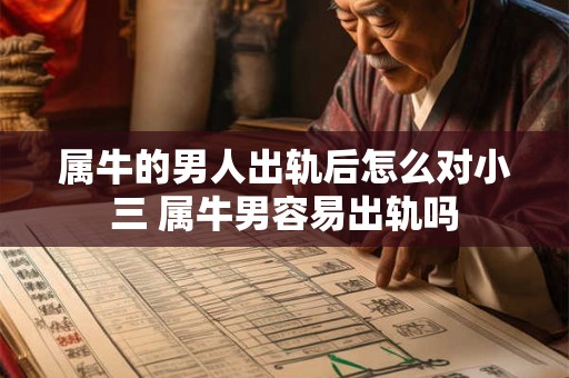 属牛的男人出轨后怎么对小三 属牛男容易出轨吗 属牛的男人出轨后怎么对小三 属牛男容易出轨吗