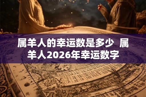 属羊人的幸运数是多少 属羊人2026年幸运数字 属羊人的幸运数是多少 属羊人2026年幸运数字