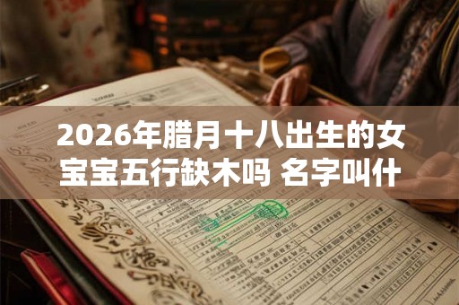 2026年腊月十八出生的女宝宝五行缺木吗 名字叫什么有内涵