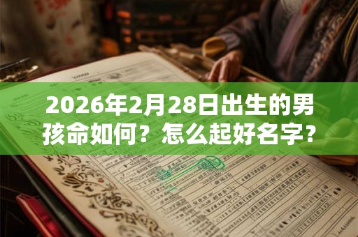 2026年2月28日出生的男孩命如何？怎么起好名字？